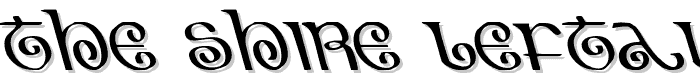 The Shire Leftalic font